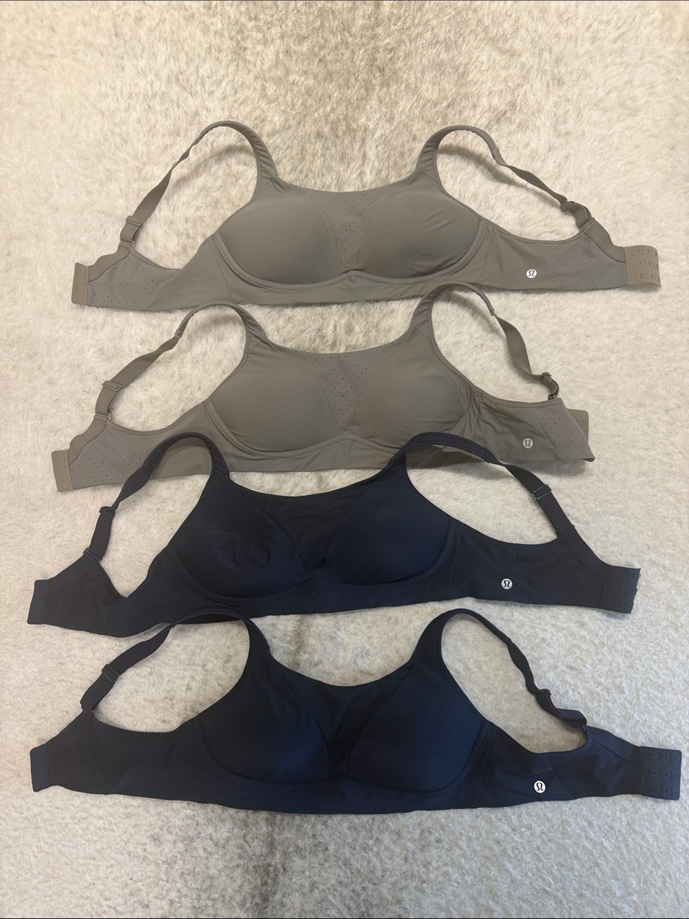 lululemon Run Times high support bras (bundle of 4)